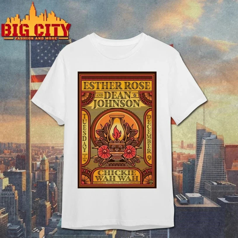 Esther Rose And Dean Johnson In New Orleans LA On Dec 9 2025 Poster shirt Unisex T-shirt, Sweatshirt, Hoodie, Long Sleeve Tee - T-Shirt, Sweatshirt, Hoodie
