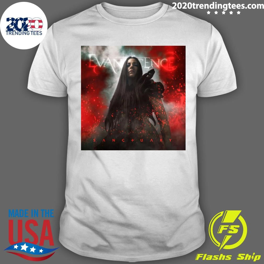 Evanescence Sanctuary Album Cover Shirt Unisex T-shirt, Sweatshirt, Hoodie, Long Sleeve Tee - T-Shirt, Sweatshirt, Hoodie