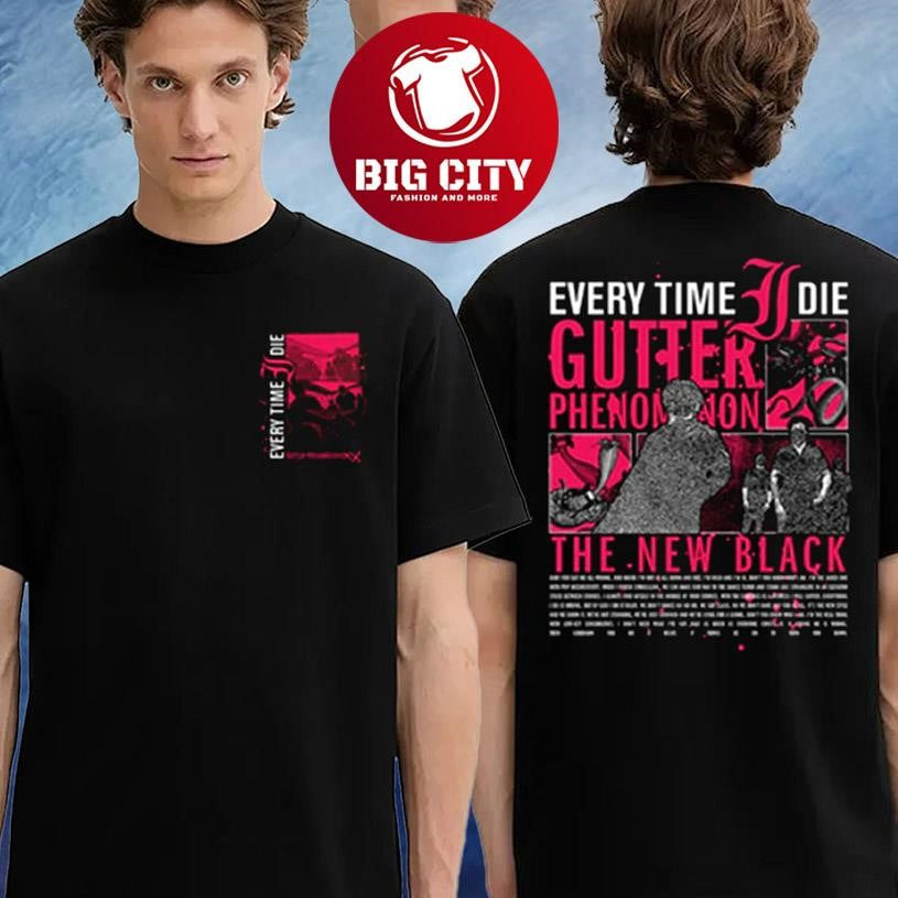 Every Time I Die Etid Merch The New Black Two Sided Shirt Unisex T-shirt, Sweatshirt, Hoodie, Long Sleeve Tee - T-Shirt, Sweatshirt, Hoodie