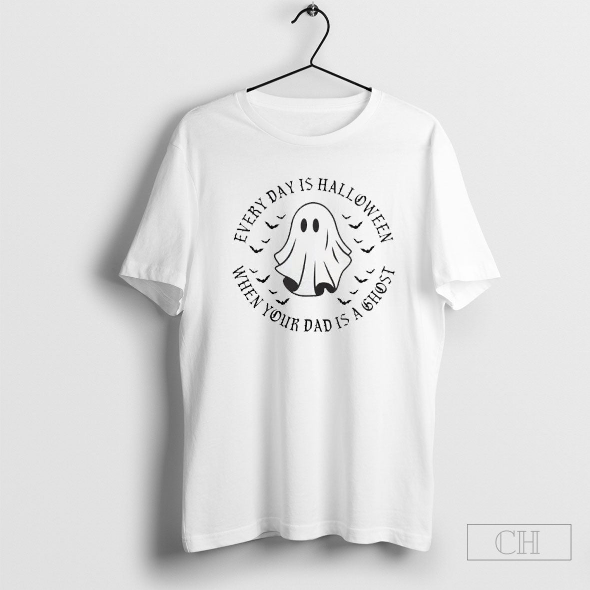 Every Day Is Halloween When Your Dad Is A Ghost Unisex T-shirt, Sweatshirt, Hoodie, Long Sleeve Tee - T-Shirt, Sweatshirt, Hoodie