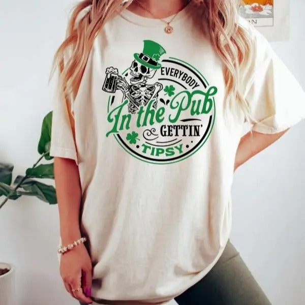 Everybody Pub Gettintipsy Shirt Shenanigans Shirt St Patricks Day Costume St Patricks Day St Patricks Day T-Shirts, Hoodie, Sweatshirt - T-Shirt, Sweatshirt, Hoodie