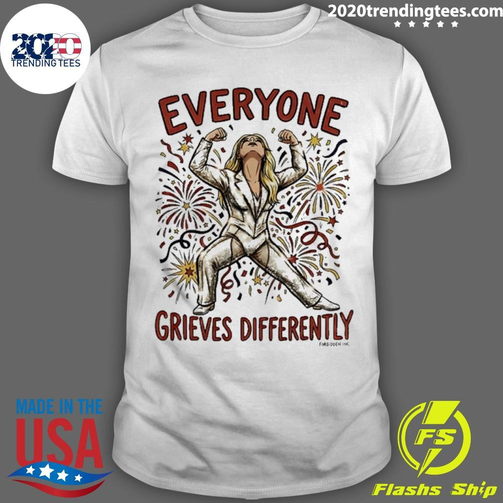 Everyone Grieves Differently Graphic Shirt Unisex T-shirt, Sweatshirt, Hoodie, Long Sleeve Tee - T-Shirt, Sweatshirt, Hoodie