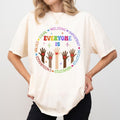 Everyone Is Welcome Comfort Colors Shirt Inspirational Inclusion Equality Idoha School Idoha Teacher Outfits T-Shirts, Hoodie, Sweatshirt - T-Shirt, Sweatshirt, Hoodie