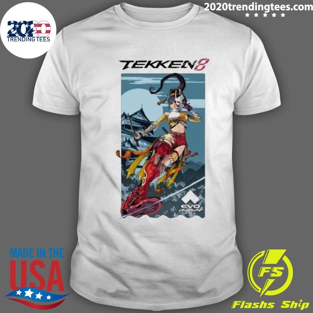 Evo Japan 2026 Tekken 8 Kunimitsu Shirt Unisex T-shirt, Sweatshirt, Hoodie, Long Sleeve Tee - T-Shirt, Sweatshirt, Hoodie