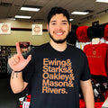 Ewing Starks Oakley Mason Rivers names shirt Unisex T-shirt, Sweatshirt, Hoodie, Long Sleeve Tee - T-Shirt, Sweatshirt, Hoodie