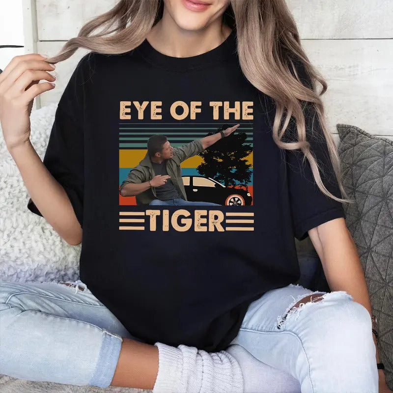 Eye Tigerr Supernatural Dean Woman Man Casual Cotton T-Shirts, Hoodie, Sweatshirt - T-Shirt, Sweatshirt, Hoodie