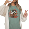 F Er ALL Raccoon Uniszed Sizing Causal Short Sleeve Shirt Funny Fall Raccoon Vintage Comfortable Fall Raccoon Lover Printed Womenswear Top T-Shirts, Hoodie, Sweatshirt - T-Shirt, Sweatshirt, Hoodie