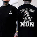 F@Ck I Give Nun Double Sided Shirt Shirt Naughty Clothes Menswear Classic Classic Cotton Fabric Cotton Fabric Menswear Classic Menswear Pocket Sport T-Shirts, Hoodie, Sweatshirt - T-Shirt, Sweatshirt, Hoodie