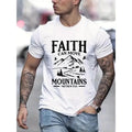 FAITH MOUNTAINS Bold Print Lightweight & Breathable Casual Crew Neck Perfect Summer Outdoor Adventures Made USA T-Shirts, Hoodie, Sweatshirt - T-Shirt, Sweatshirt, Hoodie