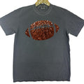 FAUX Glitter Football Comfort Colors T-Shirts, Hoodie, Sweatshirt - T-Shirt, Sweatshirt, Hoodie