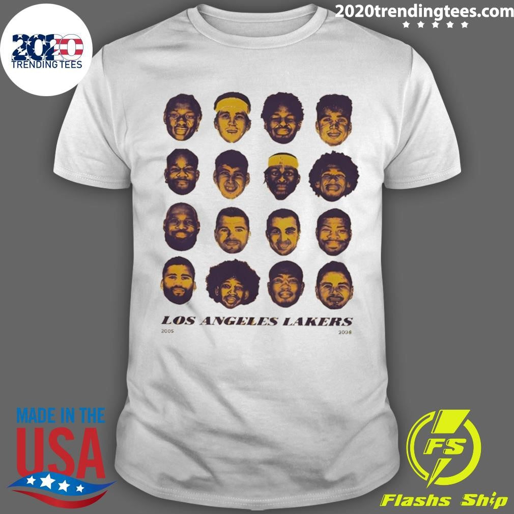 Face All Team Los Angeles Lakers Basketball Nba Graphic Vintage Shirt Unisex T-shirt, Sweatshirt, Hoodie, Long Sleeve Tee - T-Shirt, Sweatshirt, Hoodie
