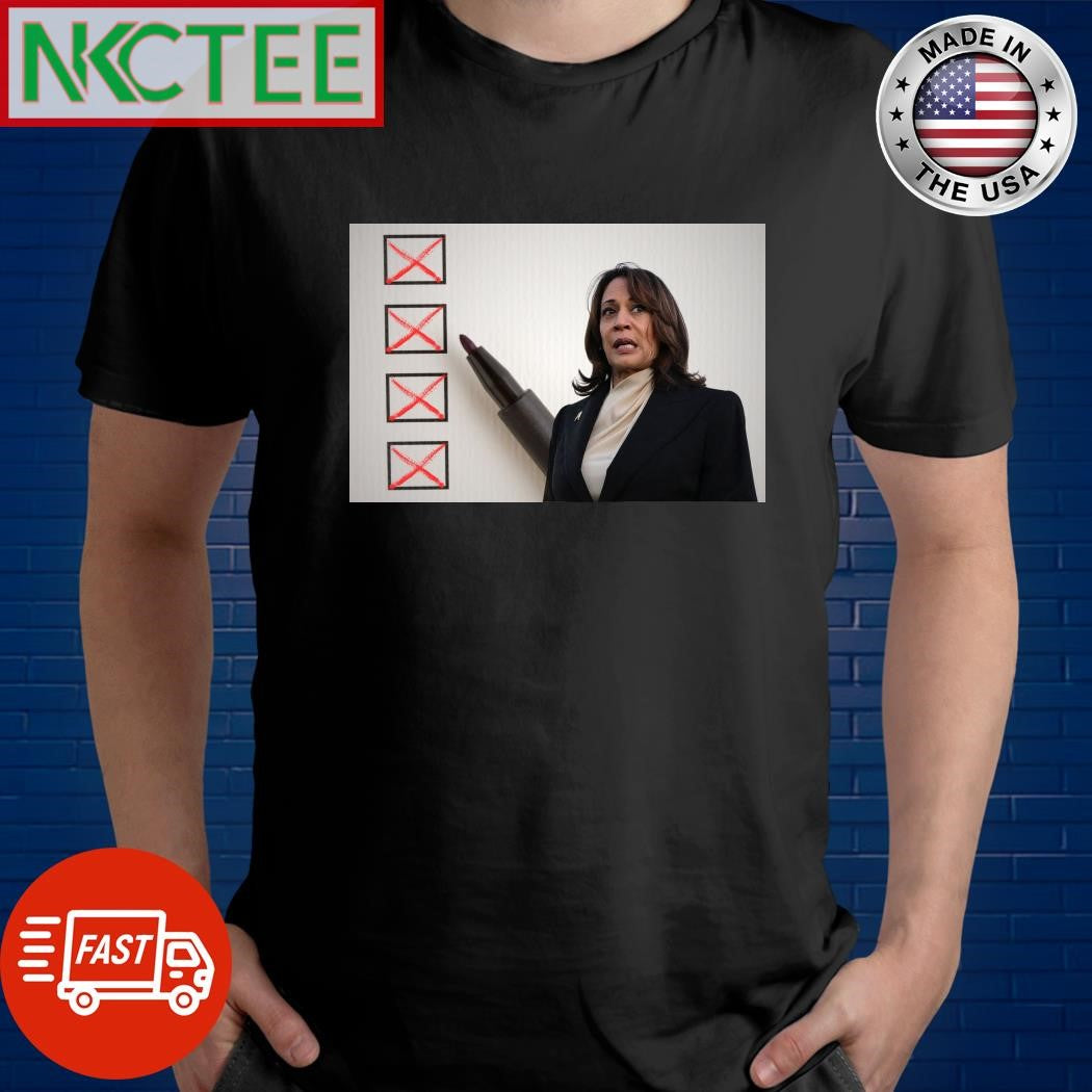 Fact-Checking Kamala Harris’ CNN Interview shirt Unisex T-shirt, Sweatshirt, Hoodie, Long Sleeve Tee - T-Shirt, Sweatshirt, Hoodie