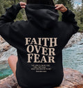 Faith Over Fear Christian Christian Jesus Bible Verse ; Cotton T-Shirts, Hoodie, Sweatshirt - T-Shirt, Sweatshirt, Hoodie