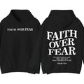 Faith Over Fear Christian Christian Hooded DRG Jesus Bible Verse Cotton Menswear Classic Love Personalized T-Shirts, Hoodie, Sweatshirt - T-Shirt, Sweatshirt, Hoodie