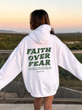 Faith Over Fear Christianity Religious Aesthetics Christian Scriptural Bible Verse T-Shirts, Hoodie, Sweatshirt - T-Shirt, Sweatshirt, Hoodie