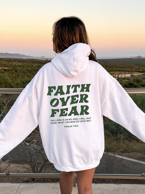 Faith Over Fear Christianity Religious Aesthetics Christian Scriptural Bible Verse T-Shirts, Hoodie, Sweatshirt - T-Shirt, Sweatshirt, Hoodie