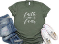 Faith Shirt Faith Over Fear Christian Shirt Bible Verse Shirt Inspirational Christian Shirt Religious Shirt Hope Shirt Latarshia Grant T-Shirts, Hoodie, Sweatshirt - T-Shirt, Sweatshirt, Hoodie