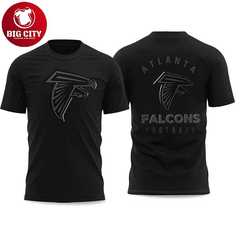 Falcons Back In Black 2025 Two Sided Shirt Unisex T-shirt, Sweatshirt, Hoodie, Long Sleeve Tee - T-Shirt, Sweatshirt, Hoodie