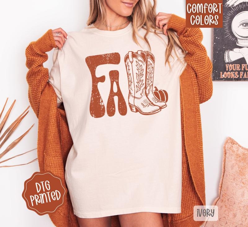 Fall Boots Shirt Comfort Colors Autumn T-Shirts, Hoodie, Sweatshirt - T-Shirt, Sweatshirt, Hoodie
