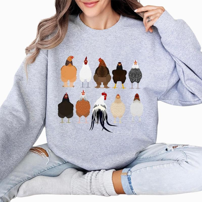 Fall Chicken Thanksgiving Shirt Mom Animal Lover Chicken Lover Chicken Shirt Love Chickens Animal Funny Farmer Farm Shirt Her Farm Animal Shirt Thanksgiving Top T-Shirts, Hoodie, Sweatshirt - T-Shirt, Sweatshirt, Hoodie