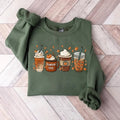 Fall Coffee Thanksgiving Fall Pumpkin Spice Cotton Womenswear T-Shirts, Hoodie, Sweatshirt - T-Shirt, Sweatshirt, Hoodie