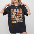 Fall Is My Second Favorite F Word Shirt Retro Fall Vintage Sarcastic Unhinged Shirt Funny Shirt Funny Fall Lover Comfy Fabric Tops Womenswear Cotton Fabric Relaxed Fit Chic T-Shirts, Hoodie, Sweatshirt - T-Shirt, Sweatshirt, Hoodie