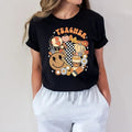 Fall Teacher Shirt Retro Fall Teacher Back School Shirt Autumn Shirt Retro Smiley Teacher Shirt Teacher Things T-Shirts, Hoodie, Sweatshirt - T-Shirt, Sweatshirt, Hoodie