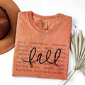 Fall Words Shirt Fall Shirt Autumn Shirt Hello Fall Thanksgiving Fall Comfort Colors Shirt T-Shirts, Hoodie, Sweatshirt - T-Shirt, Sweatshirt, Hoodie