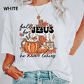 Fall Jesus Shirt Comfort Colors Shirt Comfort Colors Fall Shirt Halloween Shirt Casual Shirt Halloween Halloween Casual Cotton Halloween T-Shirts, Hoodie, Sweatshirt - T-Shirt, Sweatshirt, Hoodie