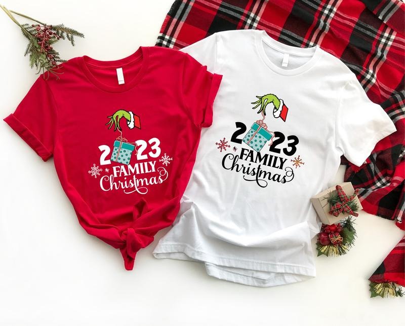 Family 2023 Shirt Matching Family Party Xmas Family Gathering Winter Cousin T-Shirts, Hoodie, Sweatshirt - T-Shirt, Sweatshirt, Hoodie