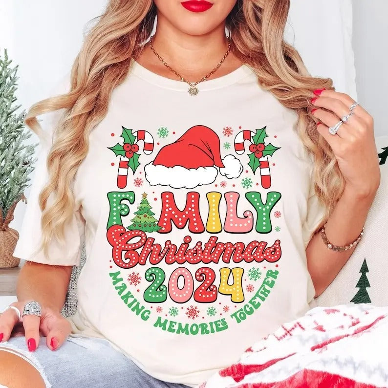 Family Shirt Family Shirt Shirt Sublimation Merry Crew Shirt 2024 Squad T-Shirts, Hoodie, Sweatshirt - T-Shirt, Sweatshirt, Hoodie