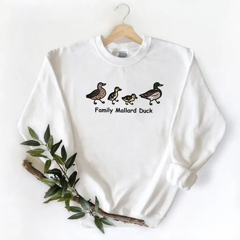 Family Mallard Duck Funny Hunting Season Lovers Duck Cotton T-Shirts, Hoodie, Sweatshirt - T-Shirt, Sweatshirt, Hoodie