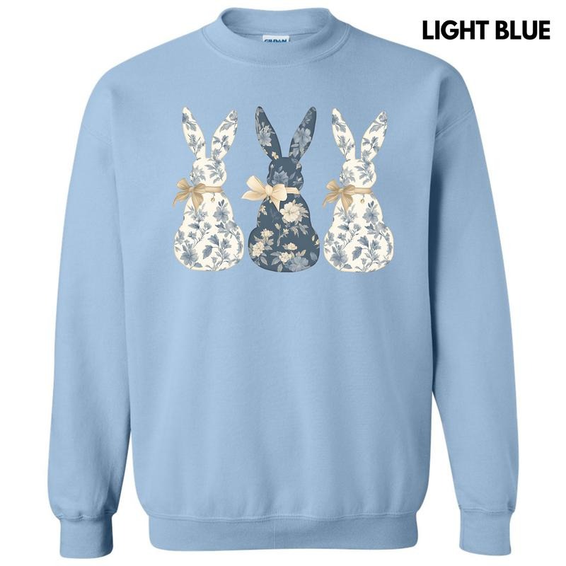 Fancy Floral Bunny Trio 'NLB' T-Shirts, Hoodie, Sweatshirt - T-Shirt, Sweatshirt, Hoodie