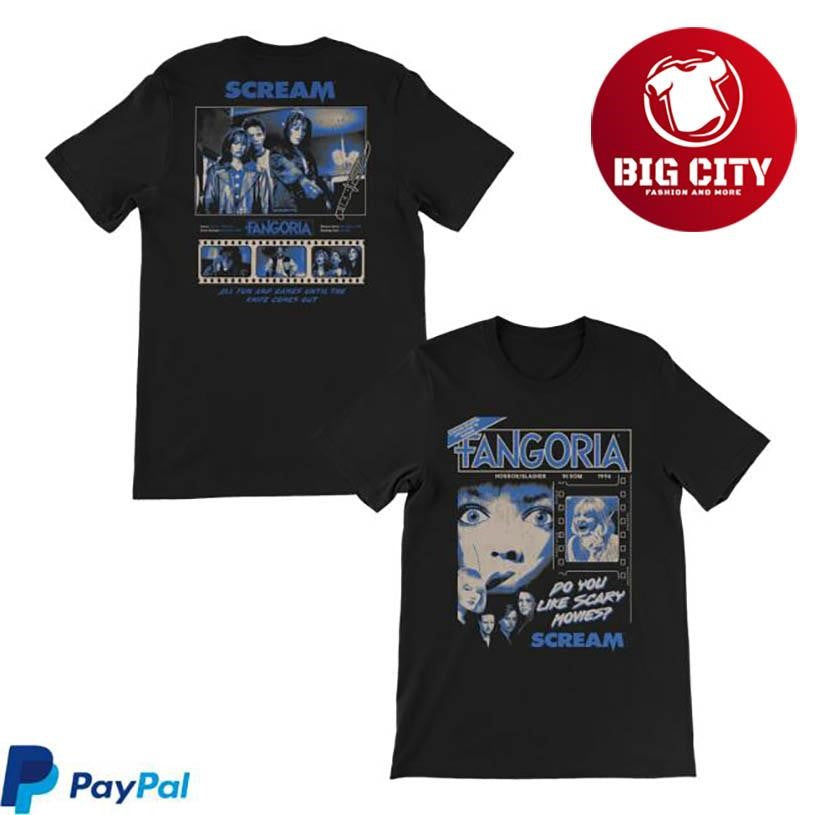 Fangoria Store Scream Two Sided Shirt Unisex T-shirt, Sweatshirt, Hoodie, Long Sleeve Tee - T-Shirt, Sweatshirt, Hoodie