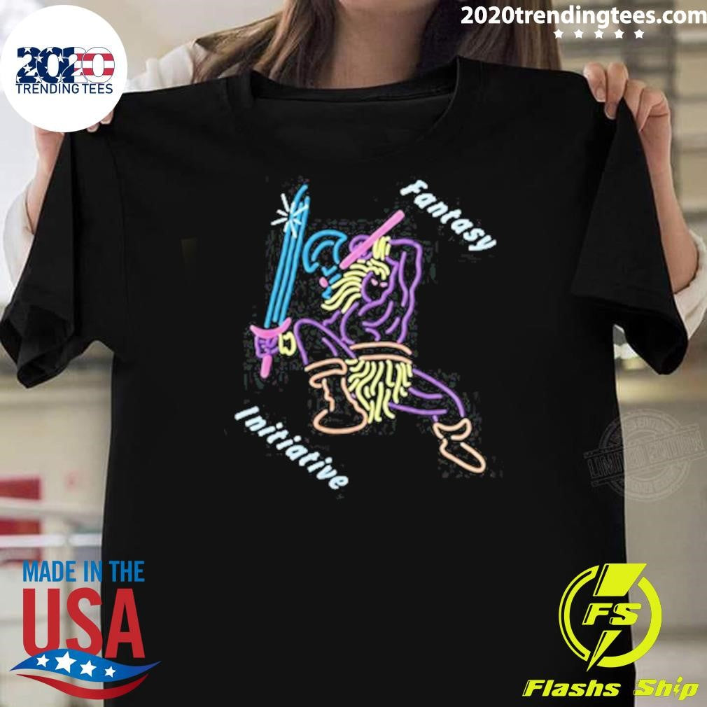 Fantasy Initiative Slash Puff Print Tee Shirt Unisex T-shirt, Sweatshirt, Hoodie, Long Sleeve Tee - T-Shirt, Sweatshirt, Hoodie