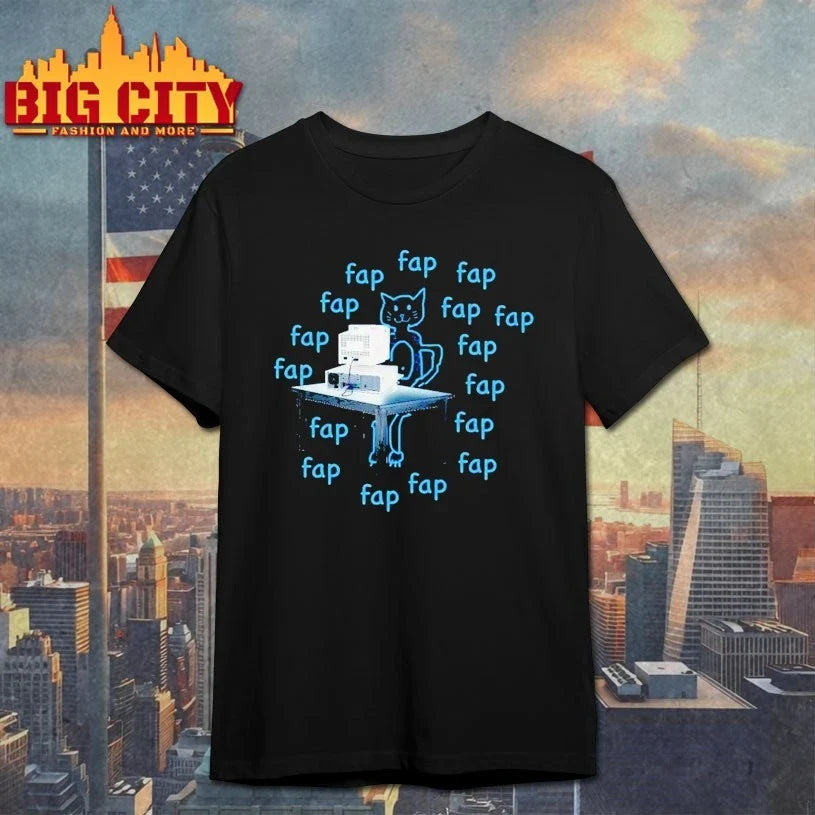 Fap Cat Printer shirt Unisex T-shirt, Sweatshirt, Hoodie, Long Sleeve Tee - T-Shirt, Sweatshirt, Hoodie