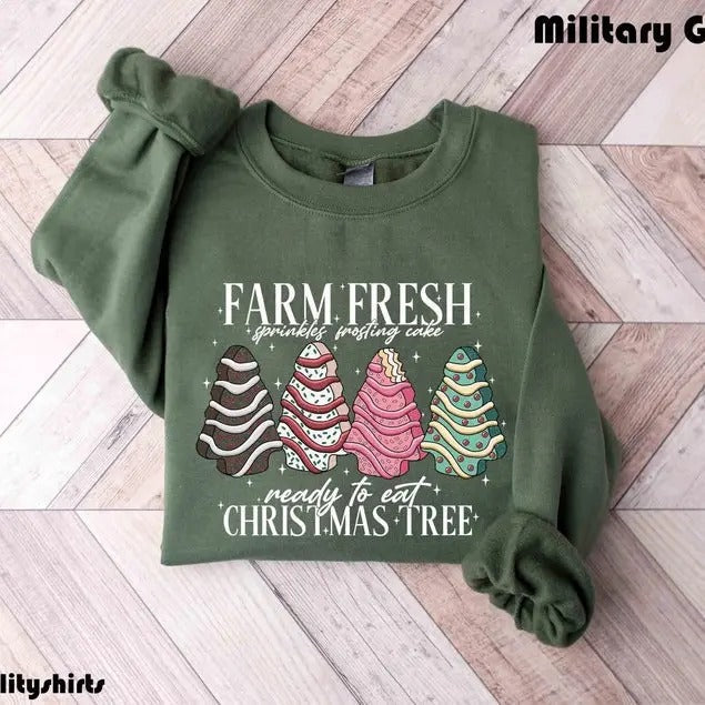 Farm Fresh Tree Shirt Tree Cake Shirt Cake Shirt T-Shirts, Hoodie, Sweatshirt - T-Shirt, Sweatshirt, Hoodie