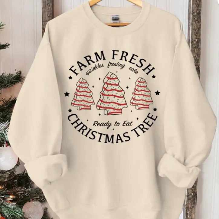 Farm Fresh Tree Shirt Tree Cake Shirt Cake Shirt Womenstyle{N002}2 T-Shirts, Hoodie, Sweatshirt - T-Shirt, Sweatshirt, Hoodie