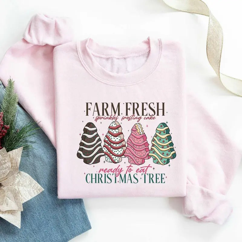 Farm Fresh Sprinkles Frosting Cake Ready Eat Size Fabric T-Shirts, Hoodie, Sweatshirt - T-Shirt, Sweatshirt, Hoodie
