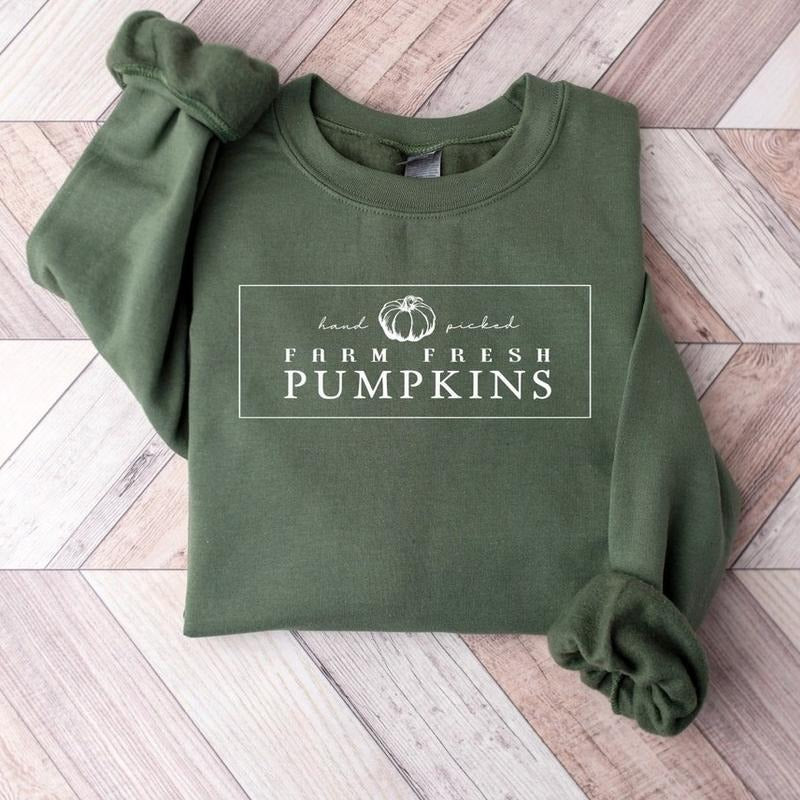 Farm Fresh Pumpkins Fall FLORAL Pumpkin Fall T-Shirts, Hoodie, Sweatshirt - T-Shirt, Sweatshirt, Hoodie