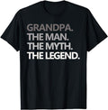 Dad Grandpa Man Myth Legend Menswear Top T-Shirts, Hoodie, Sweatshirt - T-Shirt, Sweatshirt, Hoodie