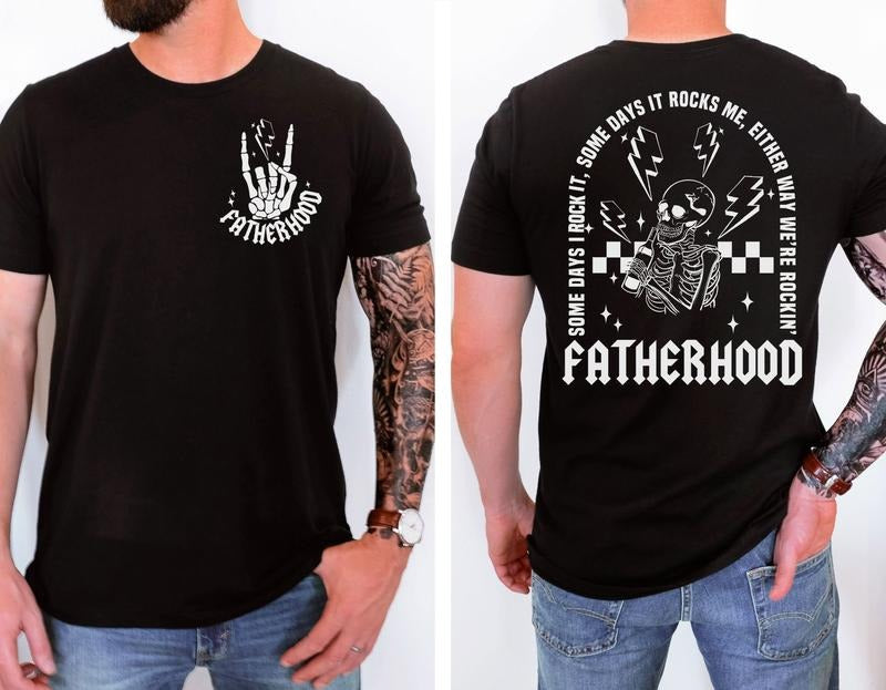 Fatherhood Sometimes I Rock Sometimes Rocks Me Shirt Dad Shirt Rocker Dad Shirt Funny Fatherhood TK43GN T-Shirts, Hoodie, Sweatshirt - T-Shirt, Sweatshirt, Hoodie