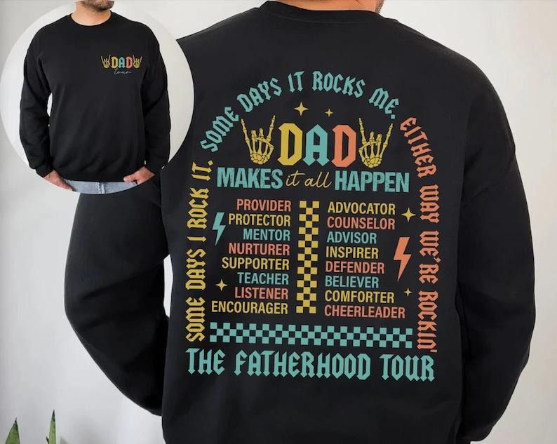 Fatherhood Tour Sometimes I Rock Sometimes Rocks Me Dad Life Png Funny Fatherhood Dad Rock Tour T-Shirts, Hoodie, Sweatshirt - T-Shirt, Sweatshirt, Hoodie
