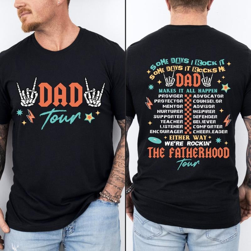 Fatherhood Tour Shirt Shirt Dad Shirt T-Shirts, Hoodie, Sweatshirt - T-Shirt, Sweatshirt, Hoodie