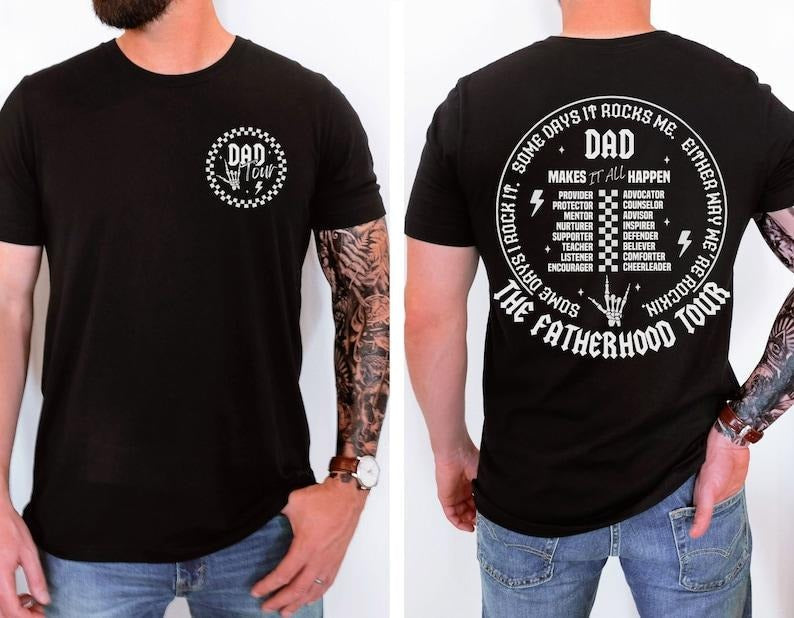 Fatherhood Tour Sometimes I Rock Sometimes Rocks Me Shirt Dad Life Shirt Funny Fatherhood Dad Rock Tour T-Shirts, Hoodie, Sweatshirt - T-Shirt, Sweatshirt, Hoodie