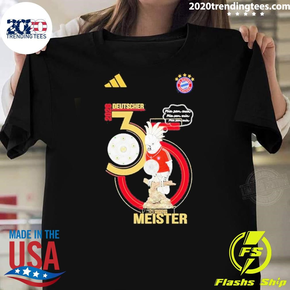 Fc Bayern Munchen 2026 Deutscher Meister Trophy Shirt Unisex T-shirt, Sweatshirt, Hoodie, Long Sleeve Tee - T-Shirt, Sweatshirt, Hoodie