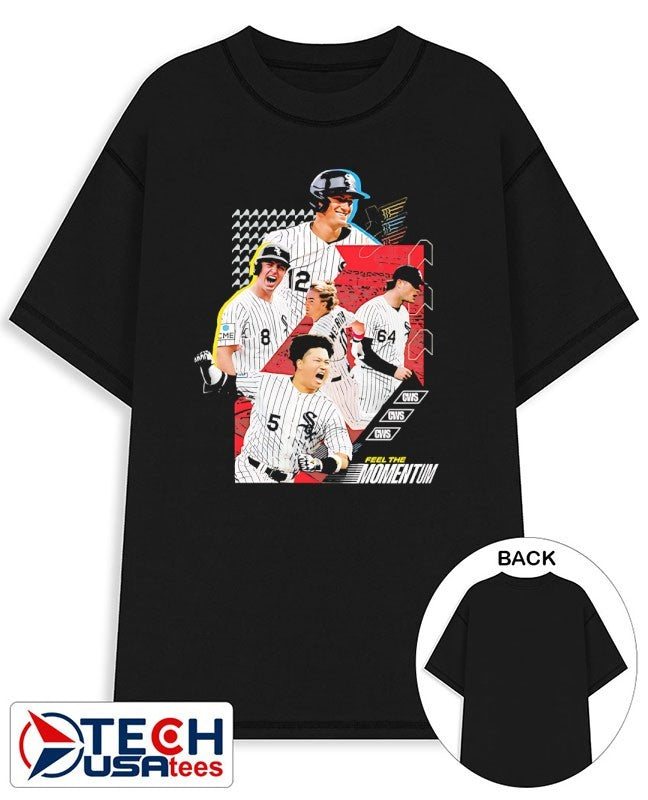 Feel The Momentum 2026 Chicago White Sox Opening Day shirt Unisex T-shirt, Sweatshirt, Hoodie, Long Sleeve Tee - T-Shirt, Sweatshirt, Hoodie