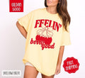 Feelin' Berry Good Shirt Gildan Cute Strawberry Bow Coquette Plus Sizes Her T-Shirts, Hoodie, Sweatshirt - T-Shirt, Sweatshirt, Hoodie