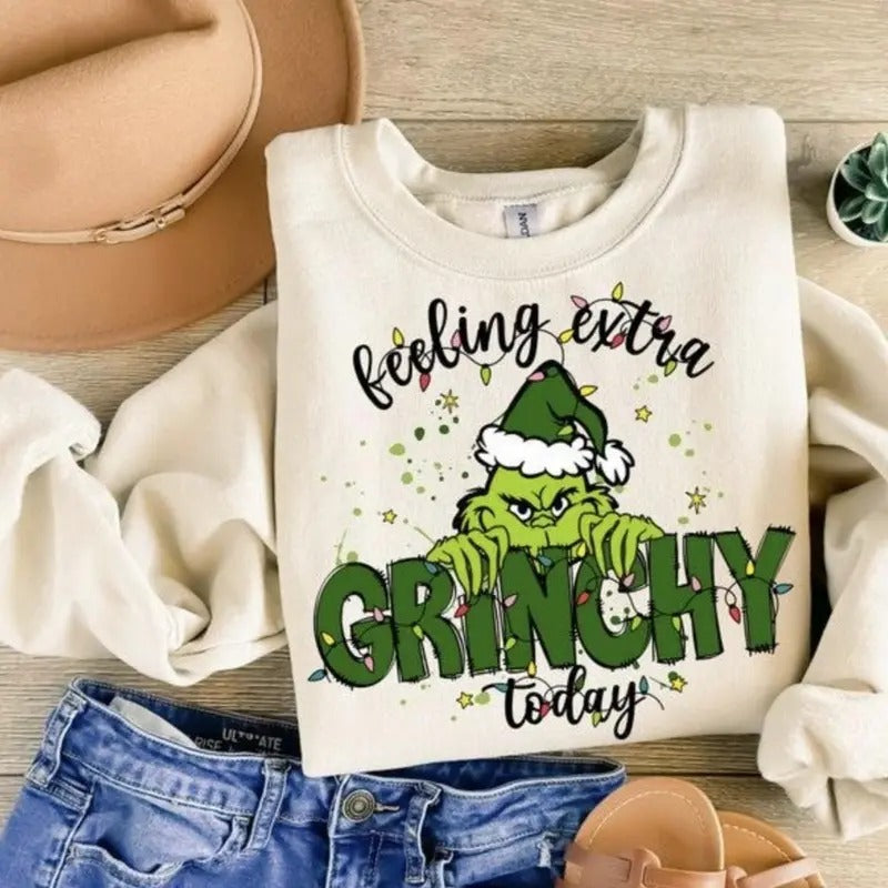 Feeling Extra Grienchy Today Funny Griench Griench T-Shirts, Hoodie, Sweatshirt - T-Shirt, Sweatshirt, Hoodie