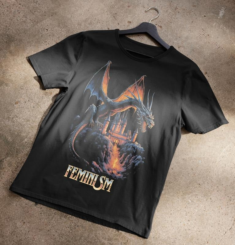 Feminism Dragon Fantasy T-Shirts, Hoodie, Sweatshirt - T-Shirt, Sweatshirt, Hoodie